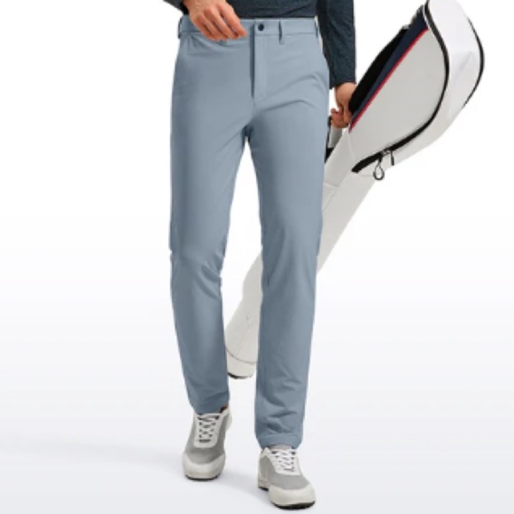 CRZ YOGA Lightweight Water Resistant Classic-Fit Men's Golf Pants 32'', size 34